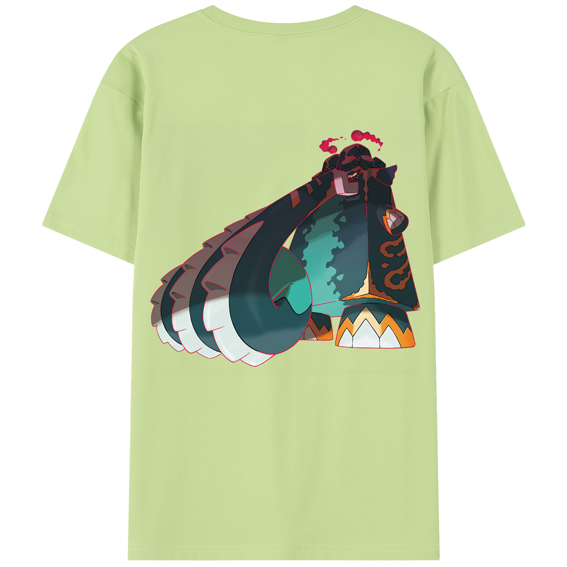 （画像用） ポケットモンスター Pokémon 綿100％半袖Tシャツ（背面プリント）
